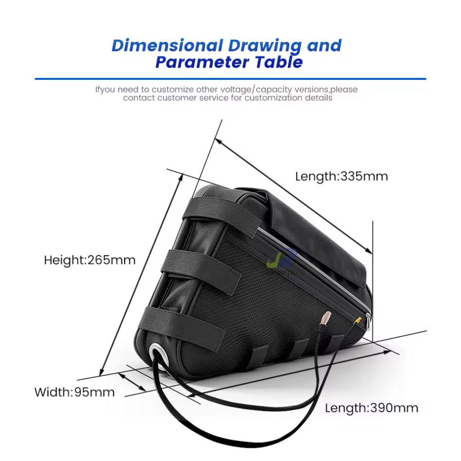 Custom 60V 30Ah/40Ah Triangle-Pack Lithium Battery for Electric Mountain Bikes