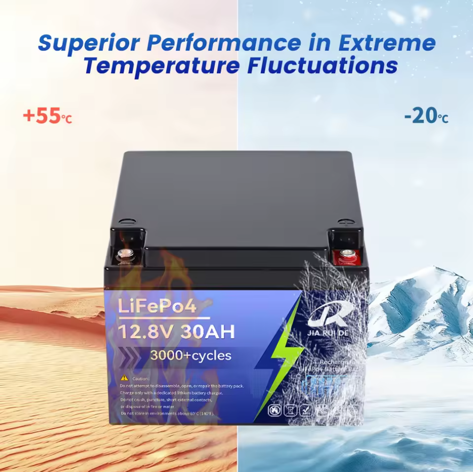 Custom 12V 30Ah LiFePO4 Lithium Battery (Lead-Acid Replacement)