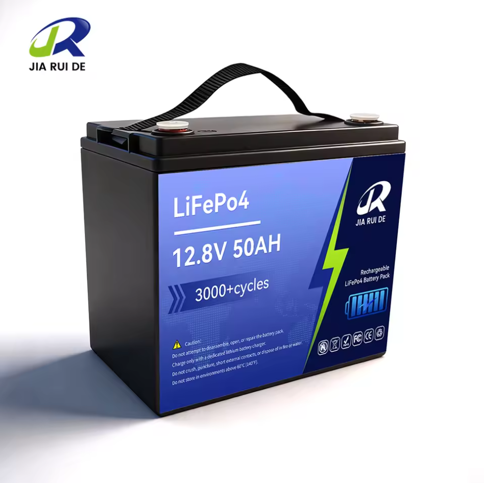 Customized 12.8V 50Ah lithium iron phosphate battery/lead-acid battery replacement battery with built-in BMS