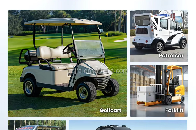 Golf cart lithium battery