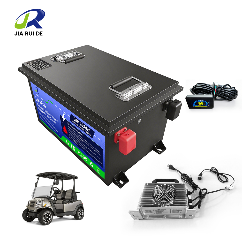 Custom 36V Golf Cart Lithium Battery — 75Ah, 105Ah, 120Ah, 150Ah, 200A