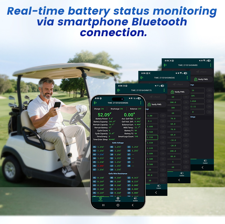 36V Golf Cart Lithium Battery