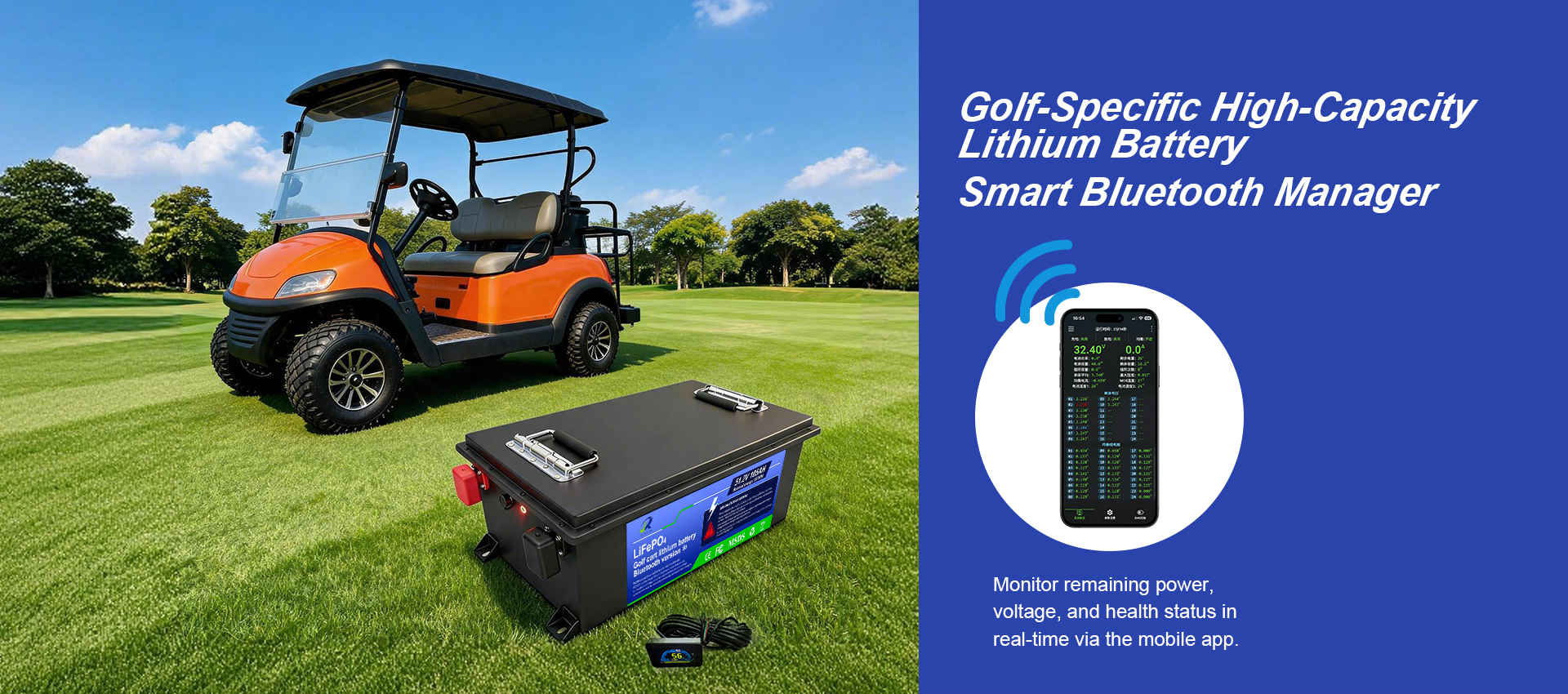 Golf Cart Lithium Battery